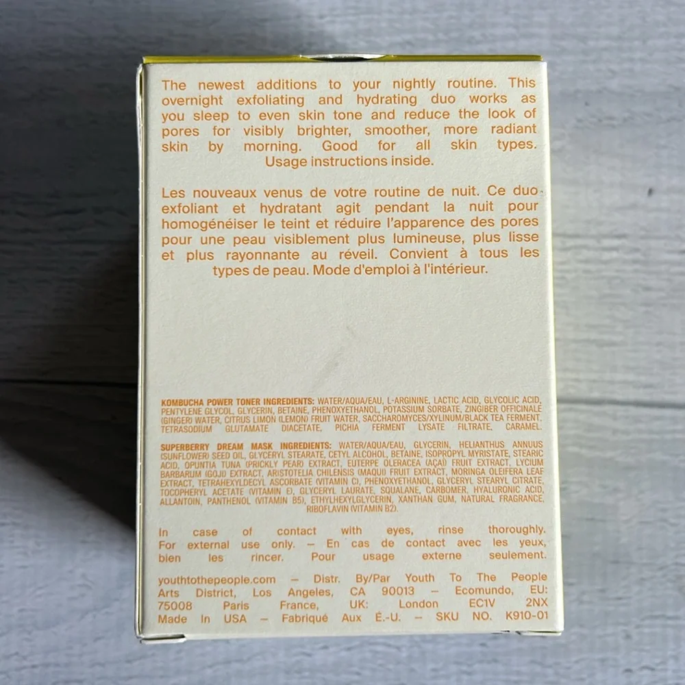 Youth‎ to the People ZZZ-Ya, Dullness Youth Stacks Combination Kit NIB